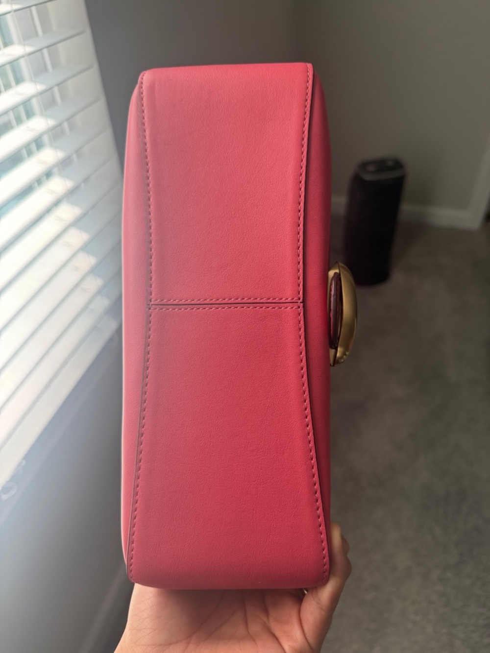 Coach Pink Shoulder Bag with Gold Hardware - Picture 3 of 13